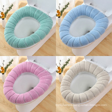 The manufacturer sells the overstuffed toilet seat cushion in winter with handle soft and washable universal Nordic wind sitting